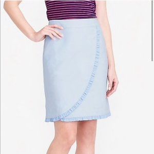 NWT J.Crew White Pencil Skirt